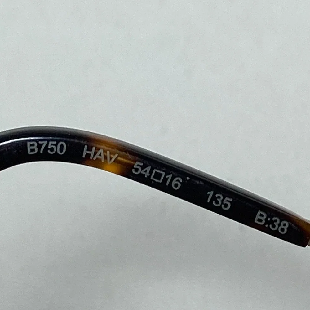 Ted Baker Eyeglasses Frames B750 Brown Tortoise Gold 54-16-135 Designer B:38 - Picture 8 of 11